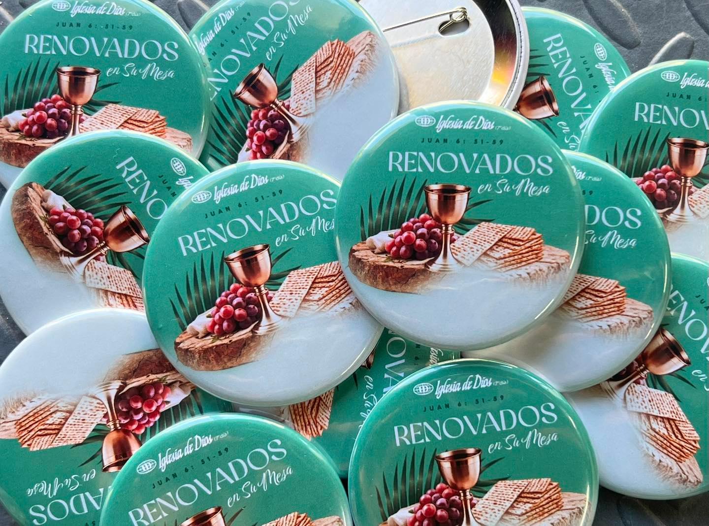 Botones pin — muestra 1